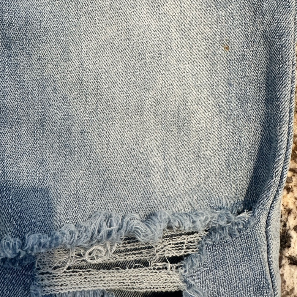 Harper Light Blue High Rise  Distressed Skinny Jeans Size 30 - Picture 10 of 10